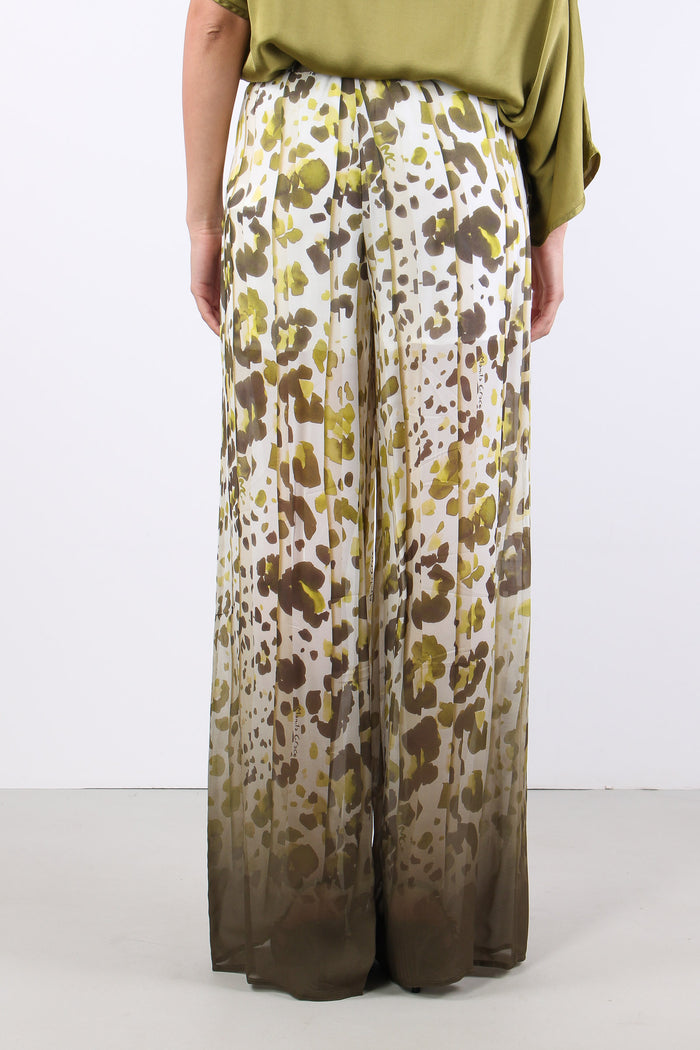 Pantalone Fluido Fantasia Edera-4