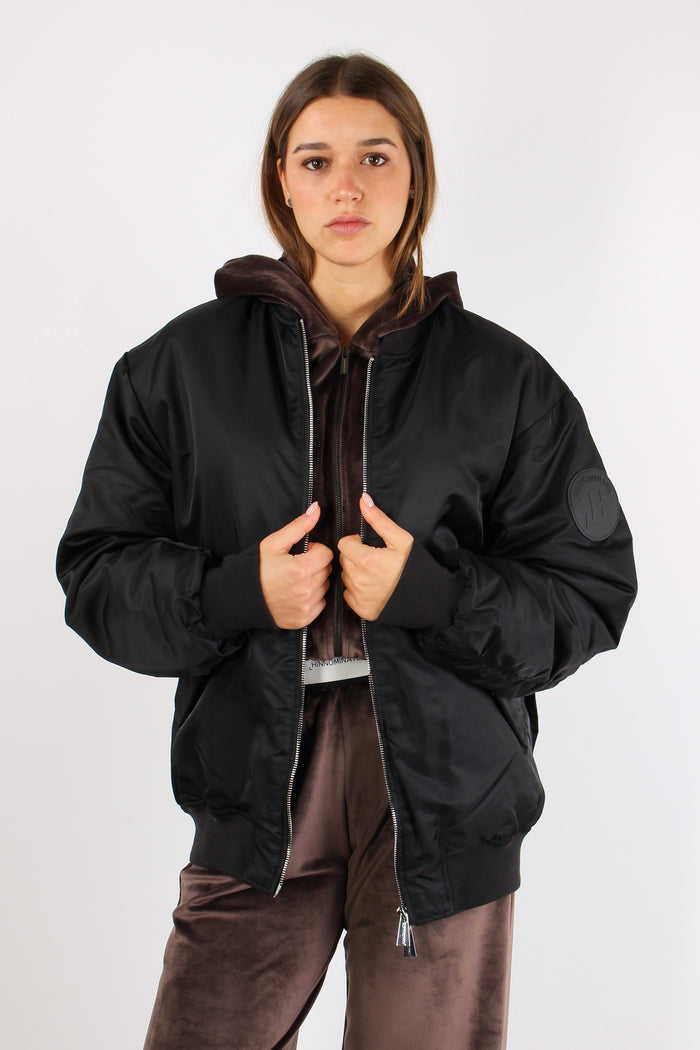 Bomber Piumino Nero-3
