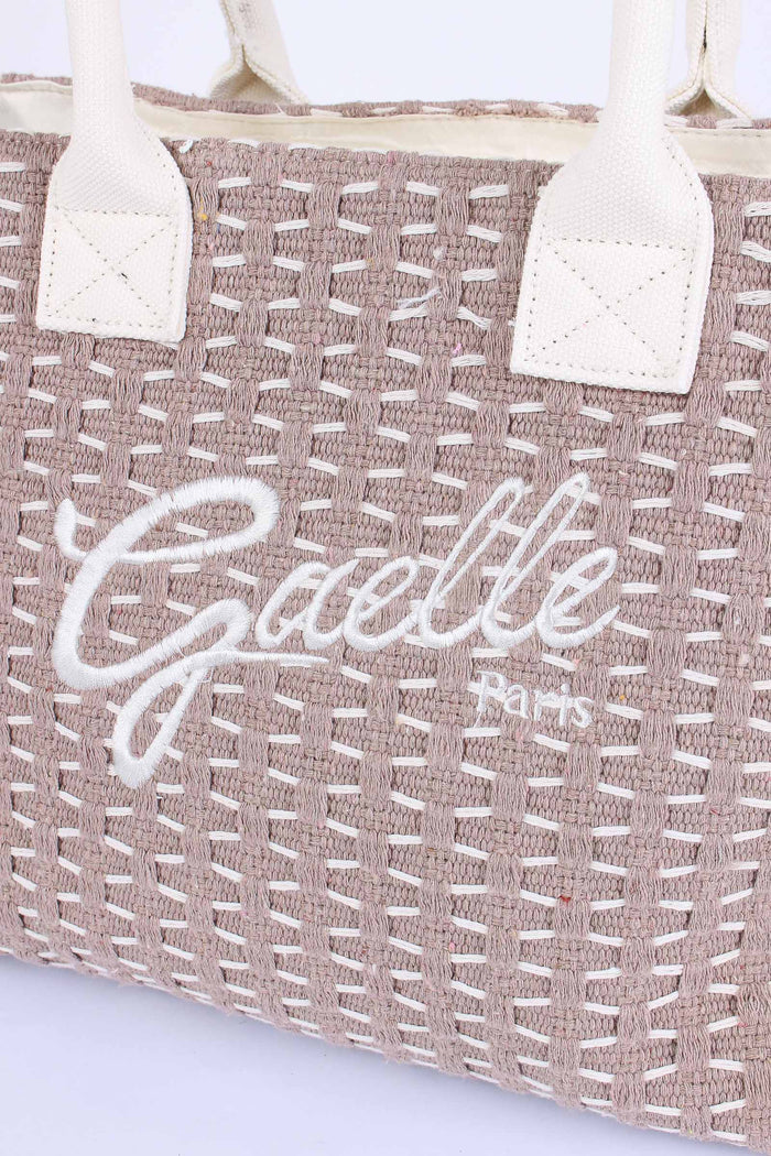 Shopping Intreccio Frange Beige-6