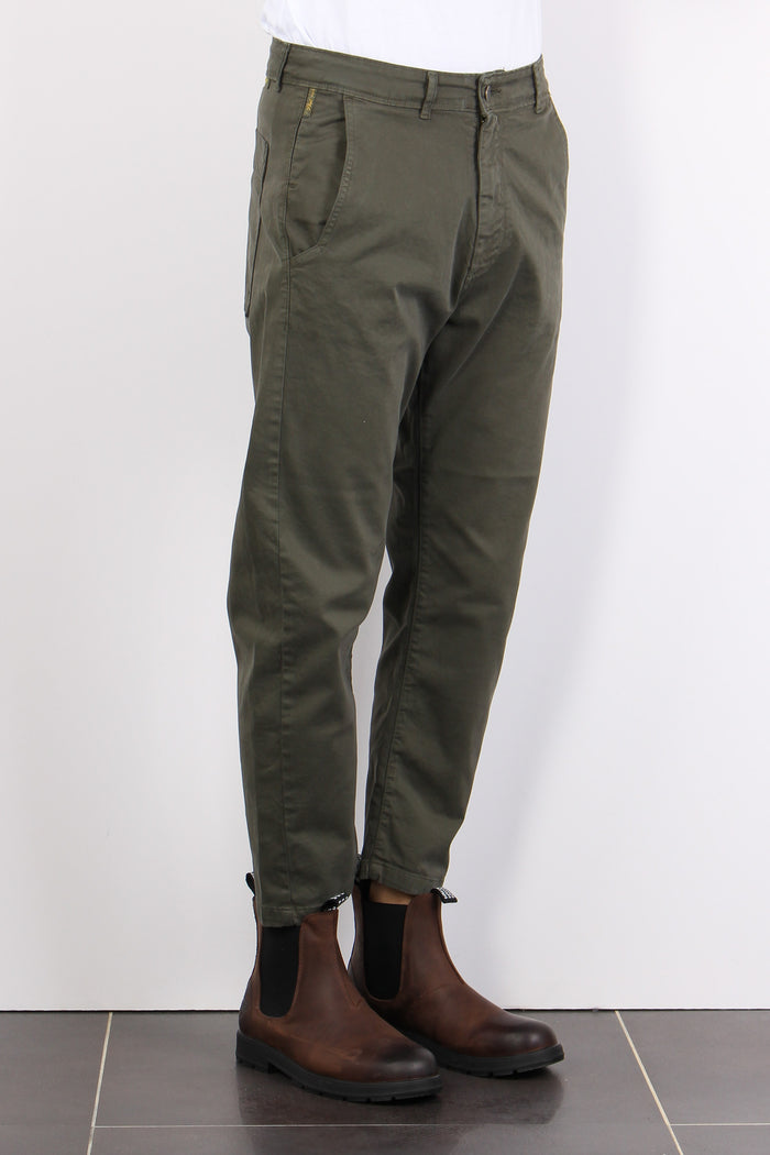 Denim Cargo Fit Militare-4