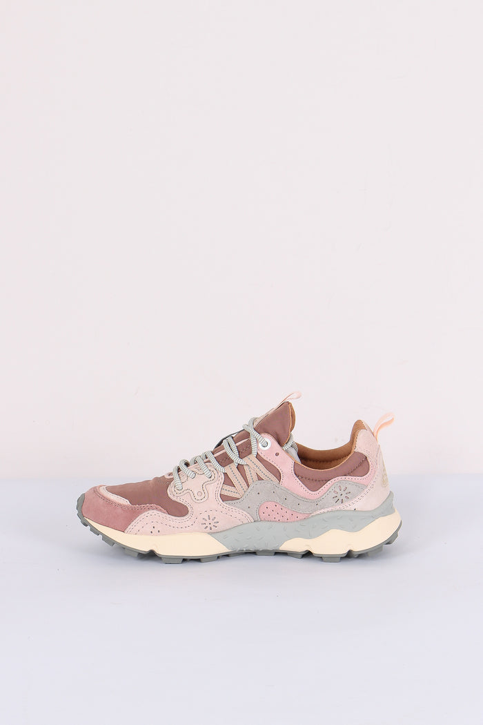 Sneakers Yamano 3  Suede/nylon Rose/purple-6