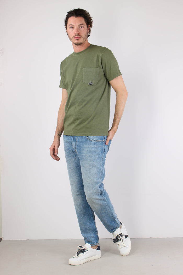 T-shirt Taschino Jersey Olive-5