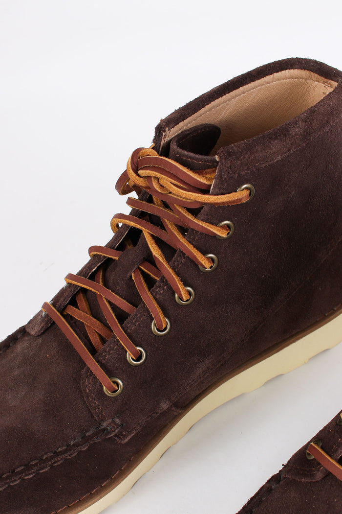 Stivaletto Camoscio Allacciato Dk Brown-4