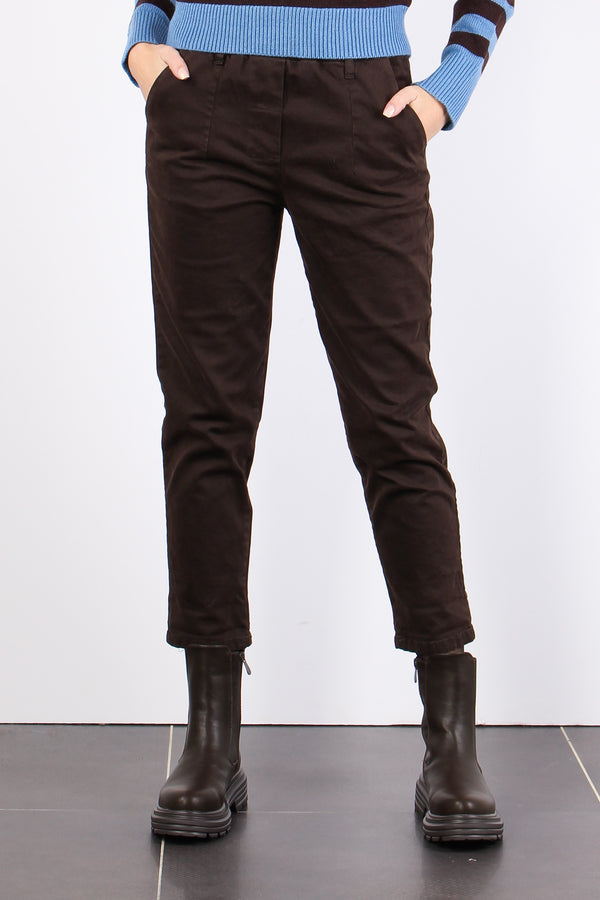 Pantalone Gabardina Elastico Moro-2