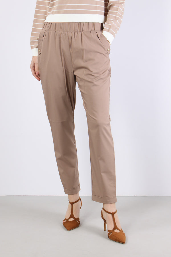 Pantalone Jogging Almond-2