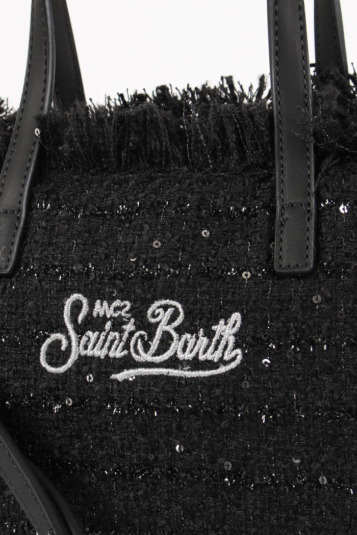 Shopping Tweed Paillettes Black-5