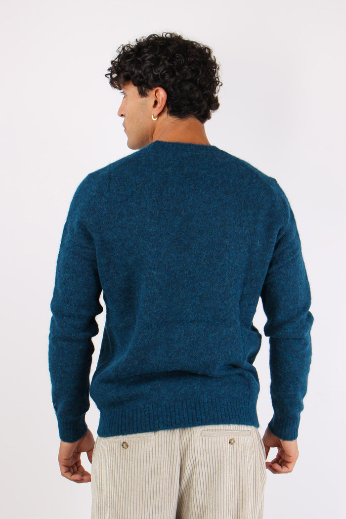 Girocollo Misto Alpaca Teal Green-4