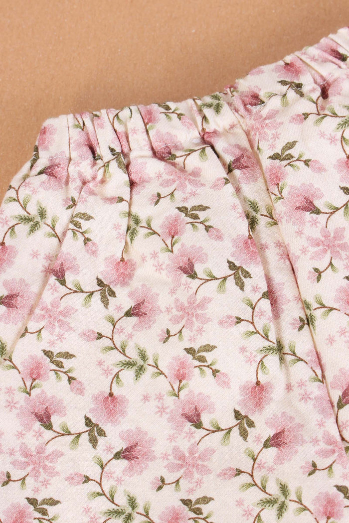 Pantalone Fantasia Fiori Rose-4