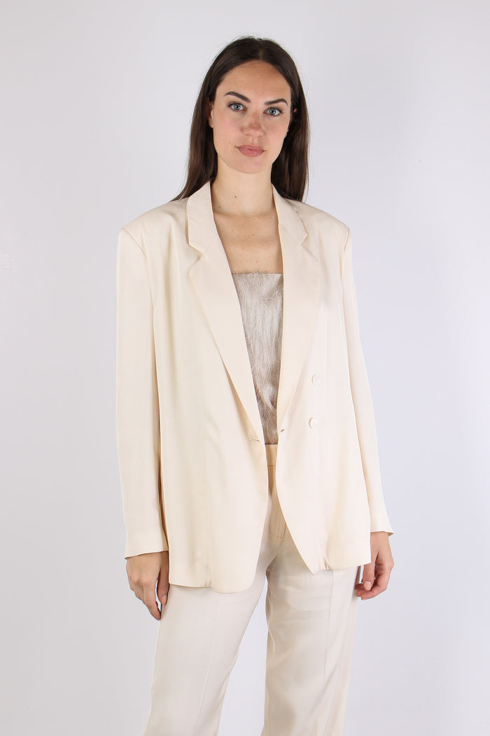 Giacca Monopetto Ivory-3