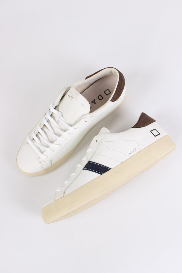 Sneaker Hill Low Calf White/brown-2