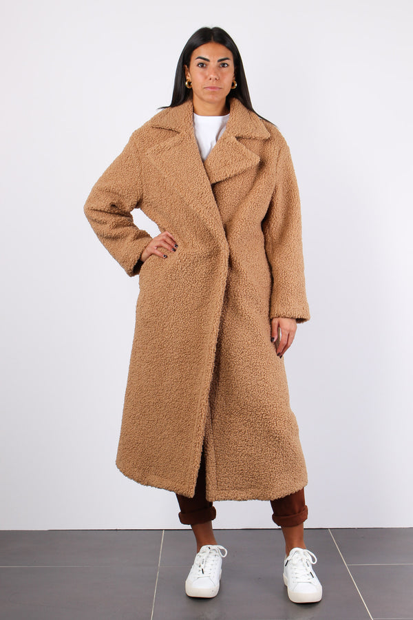 Cappotto Teddy Cammello