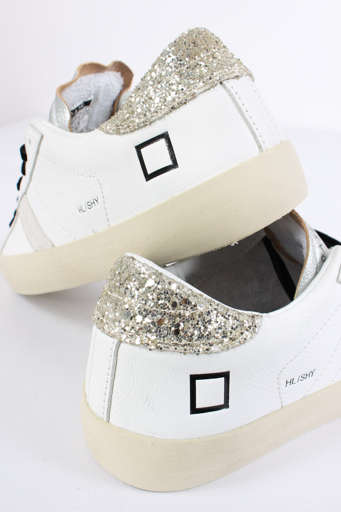 Sneaker Hill Low Shiny Glitter White/platinium-6