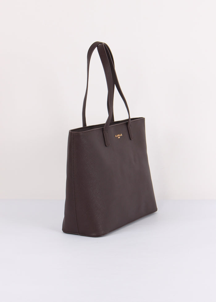 Maxi Shopping Saffiano Moro-6