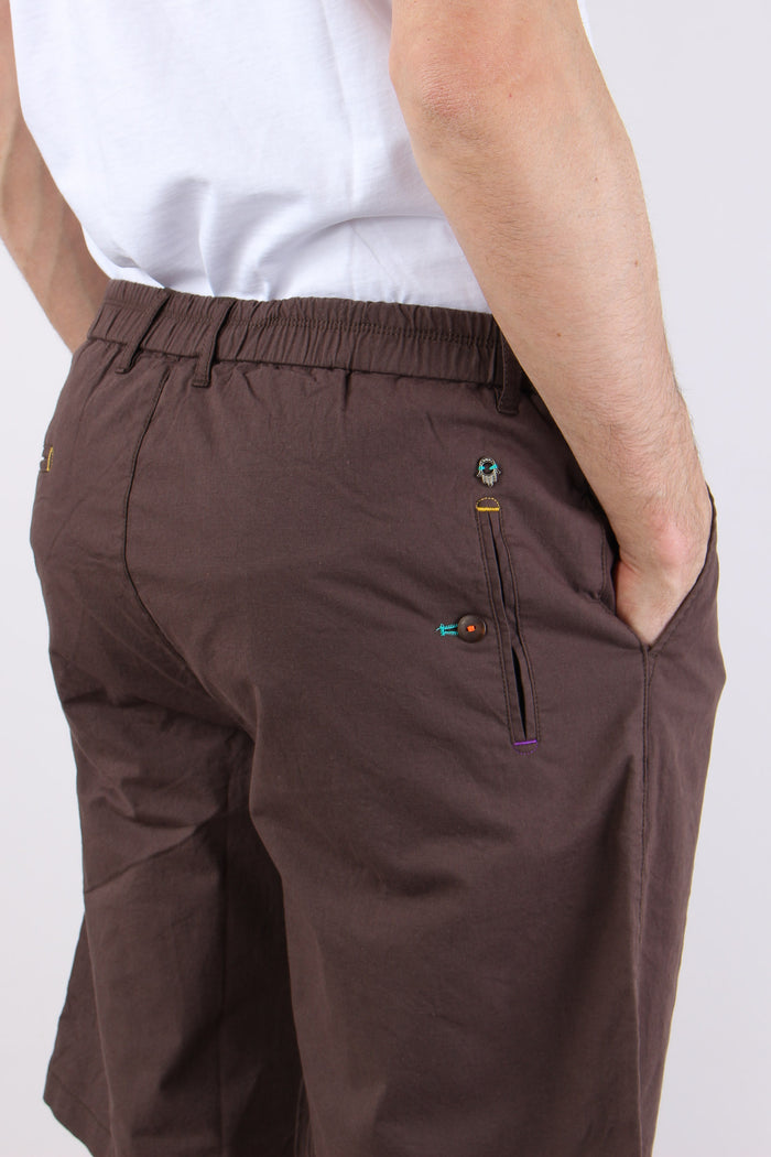 Bermuda Pantalccio Misto Lino Caffe-7
