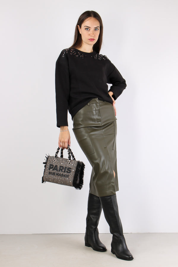 Maderin Longuette Tasche Cintu Militare