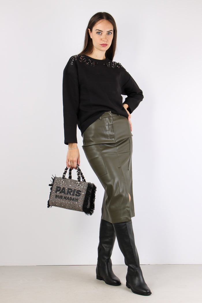 Maderin Longuette Tasche Cintu Militare