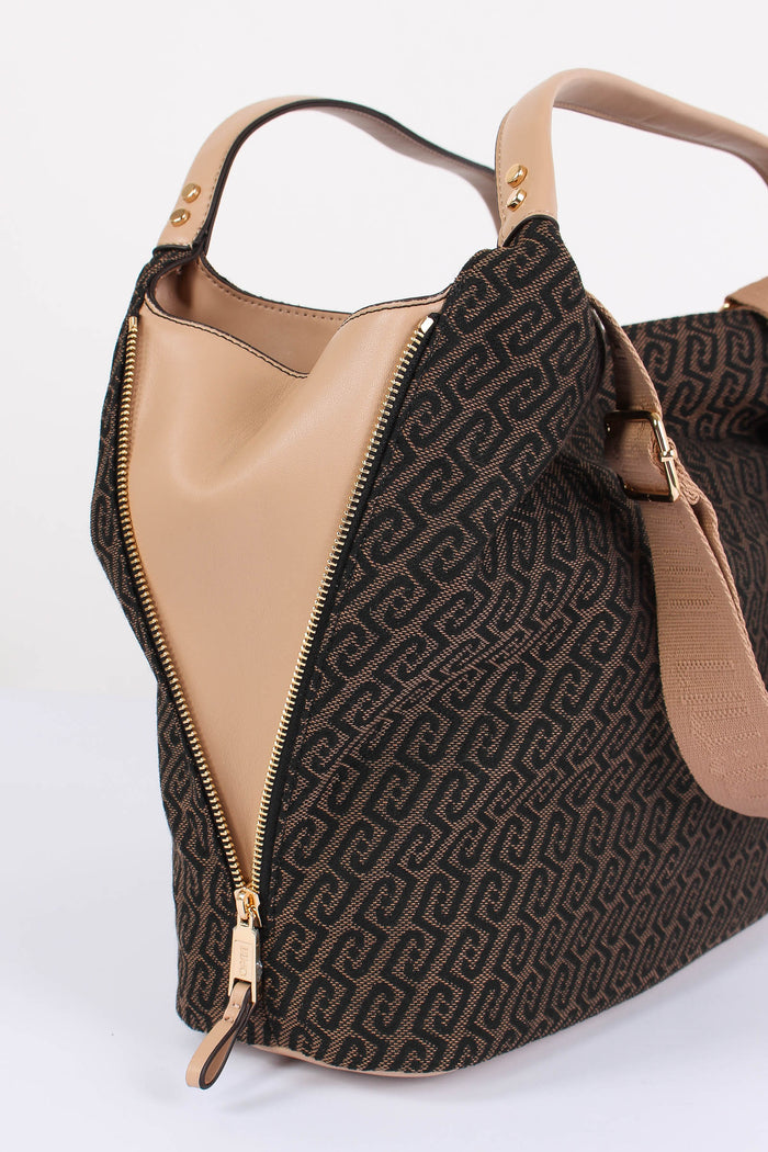 Hobo Logo Allover Testa Di Moro-6