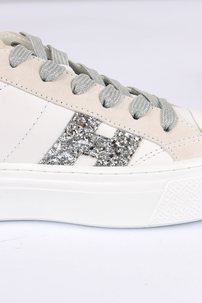 Sneaker Crosswind Glitter Bianco-8