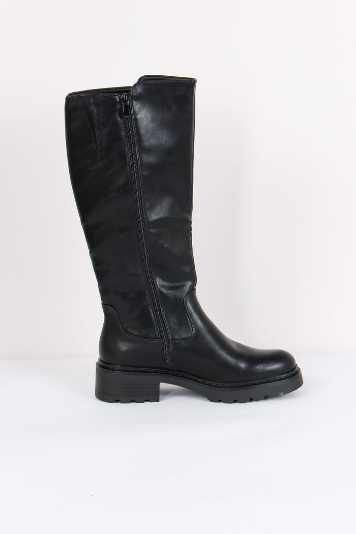 Stivale Gambale Alto Black