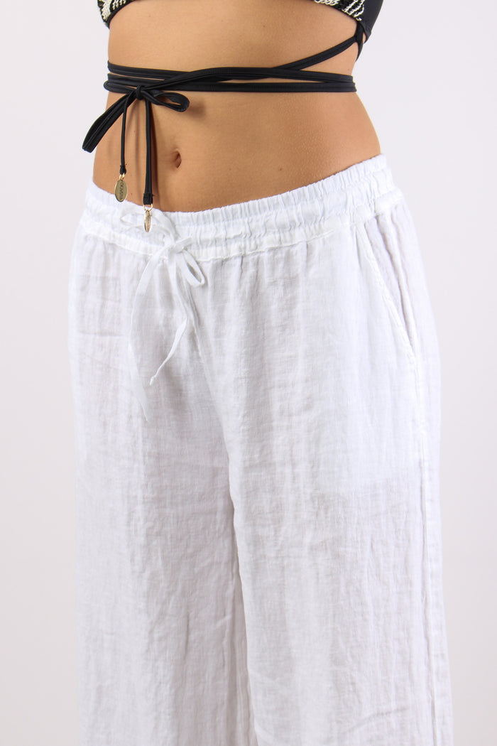 Pantalone Palazzo Lino Naturale-7