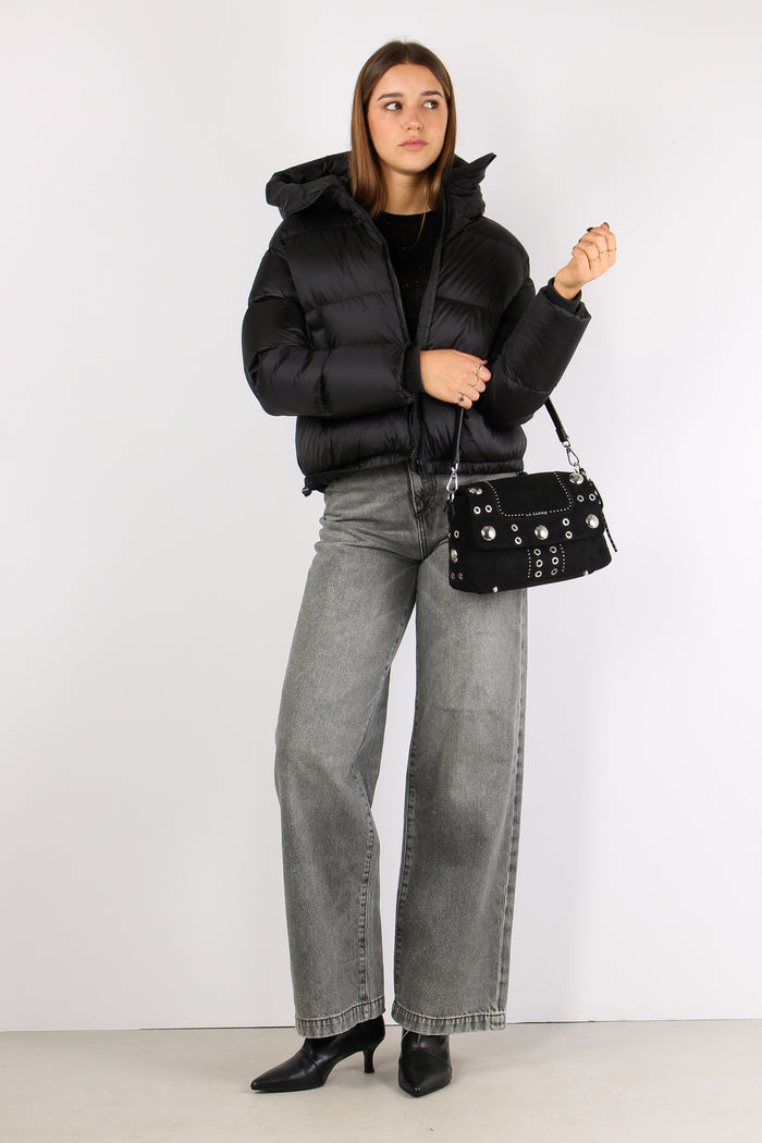 Bomber Riga Nylon Cangiante Black-5