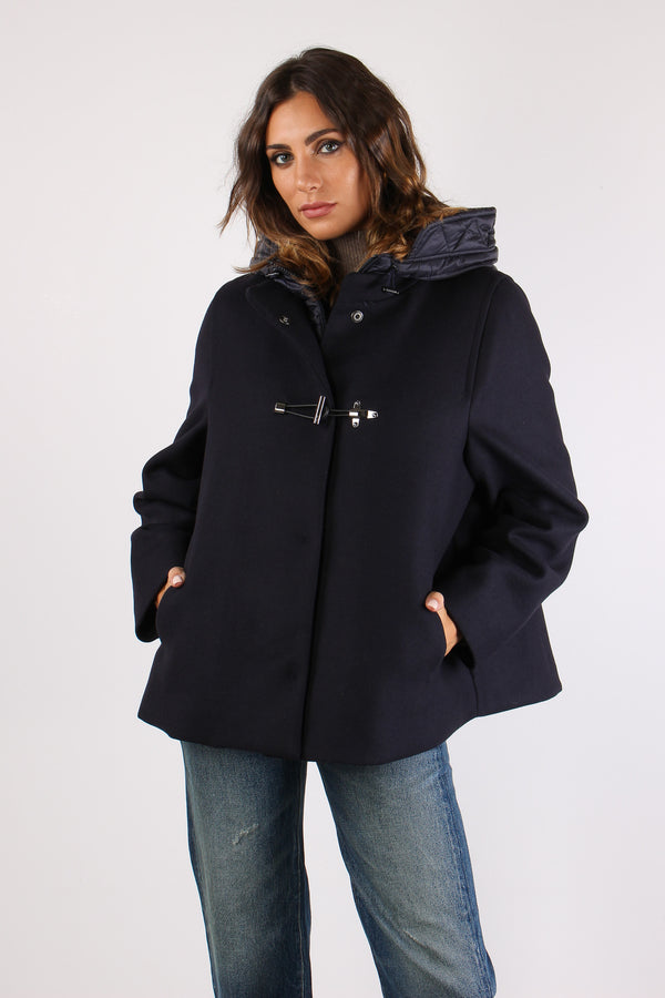 Cappa Cappuccuio Nylon Blu