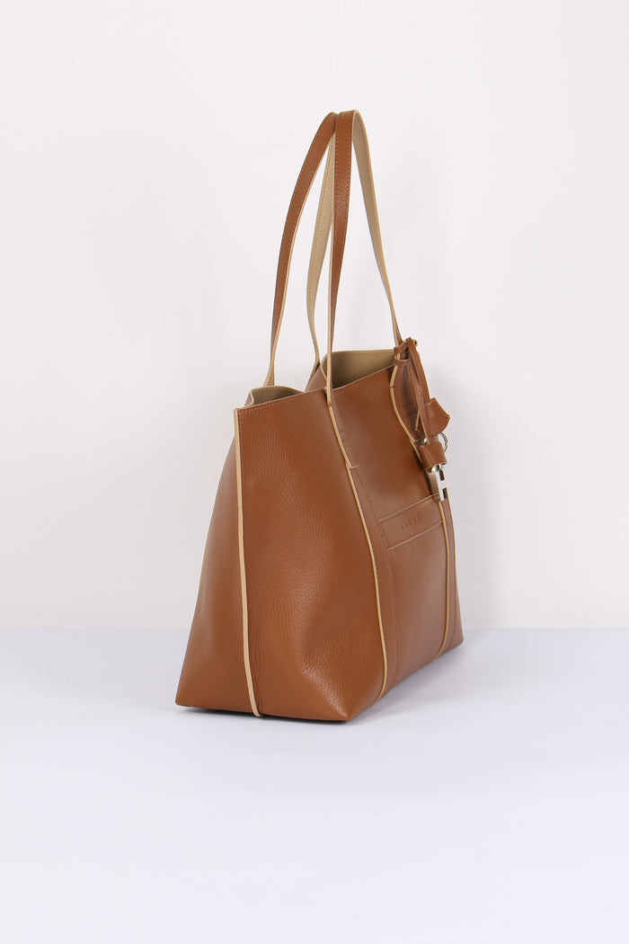Shopping Script Media Pelle Marrone-6