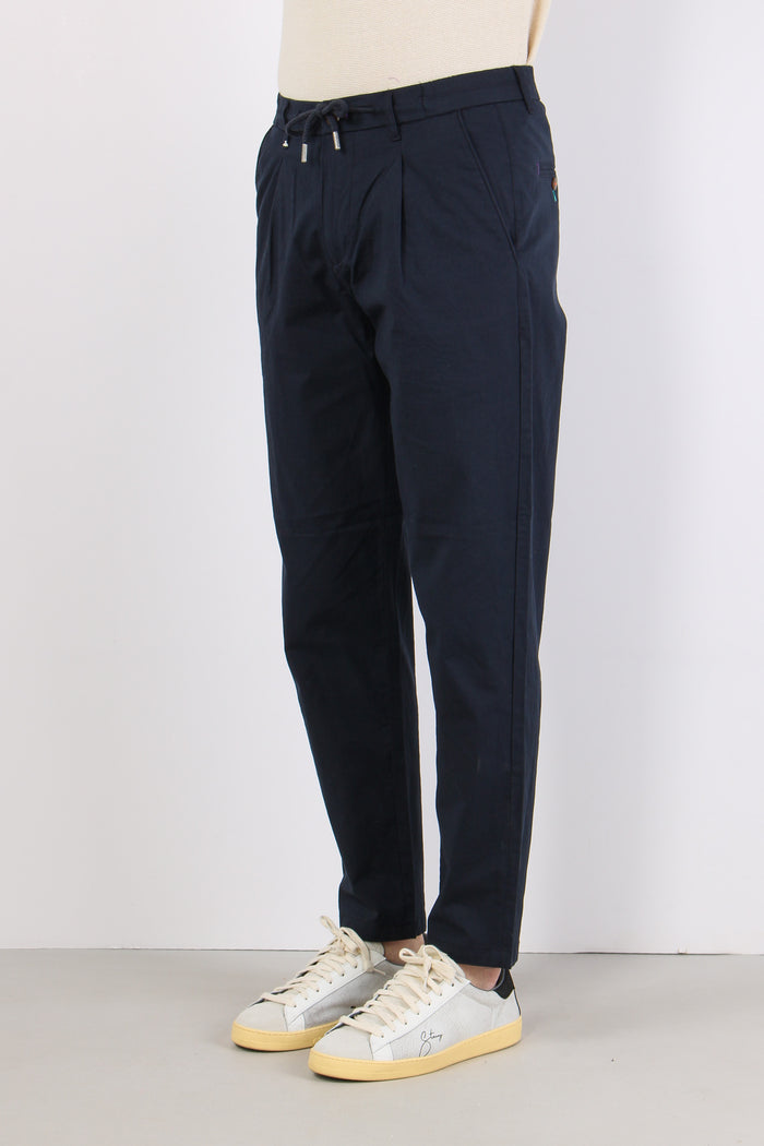 Pantalaccio Misto Lino Blu-3