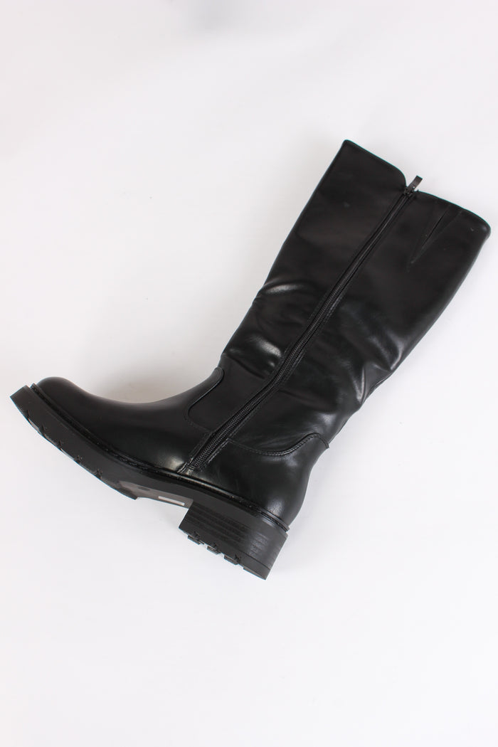 Stivale Gambale Alto Black-4