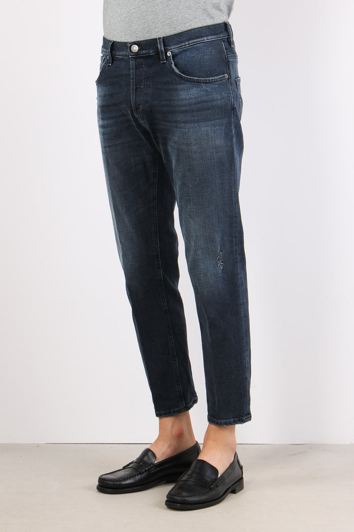 Brighton Denim Micro Rotture Blu Notte-6