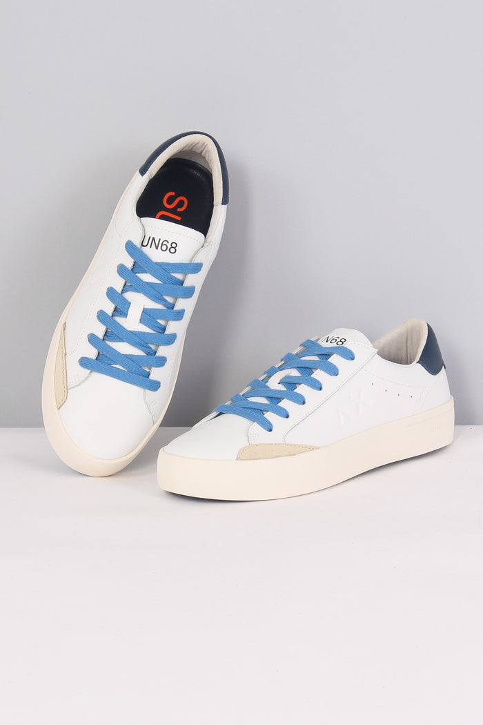 Sneaker Street Leather Bianco/navy-6