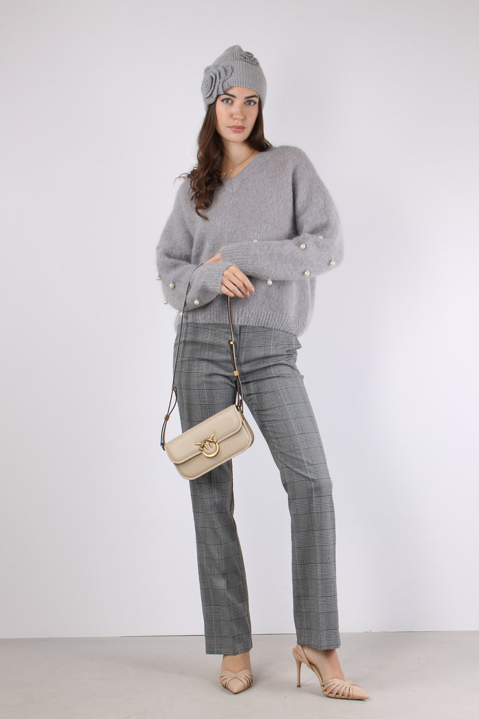 Maglia Manica Perle Ash