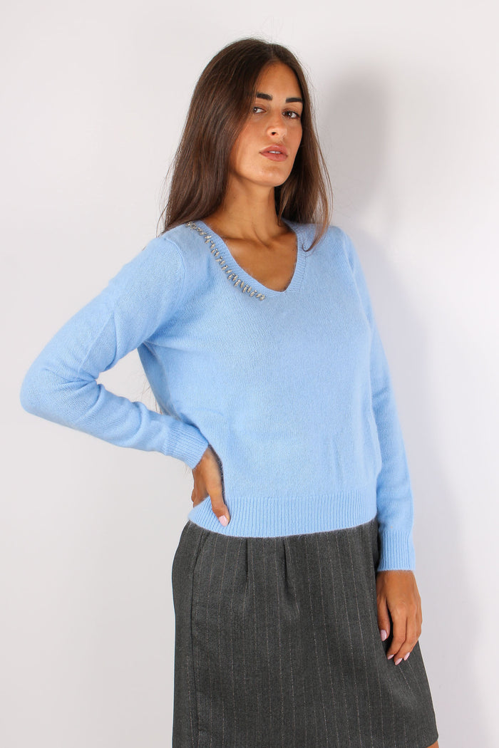 Blakys Maglia Scavo V Applicaz Azzurro-6