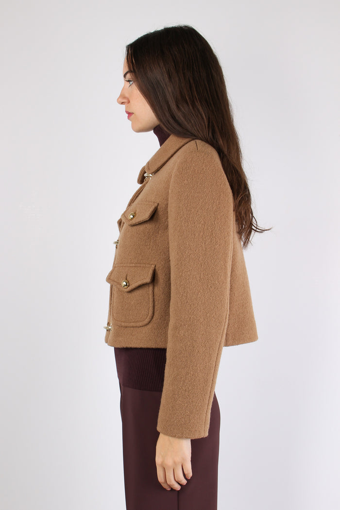 Giubbotto Corto Ganci Cammello-7