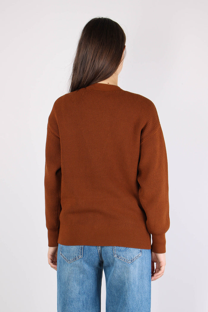 Cardigan Bottoni Gioiello Sigaro-5