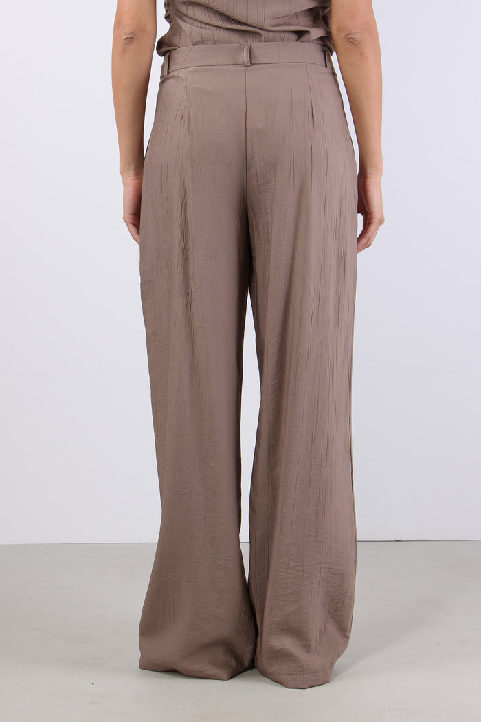 Pantalone Effetto Corteccia Tortora-4