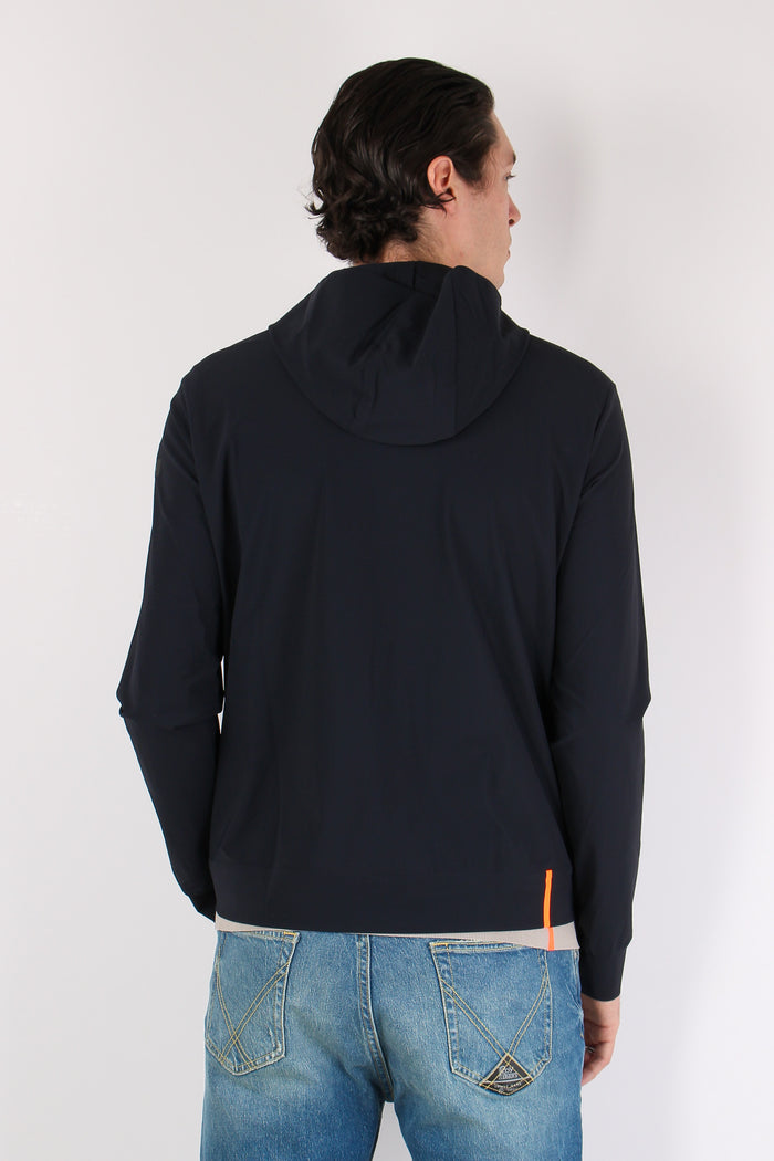 Giubbotto Lycra Cappuccio Blue-4