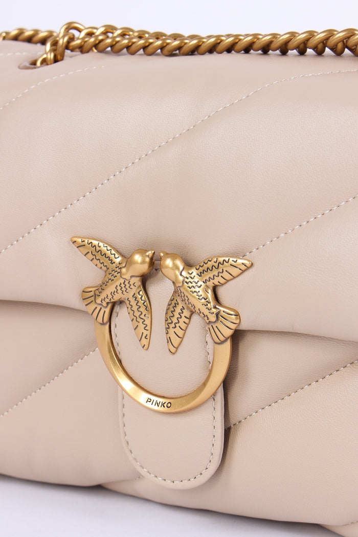 Tracolla  Love Puff Classic Beige/grigio-5