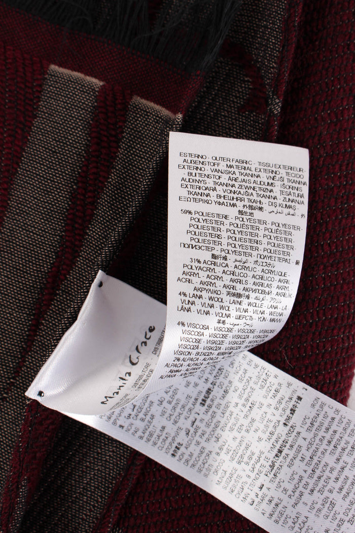 Sciarpa Logo Burgundy-7