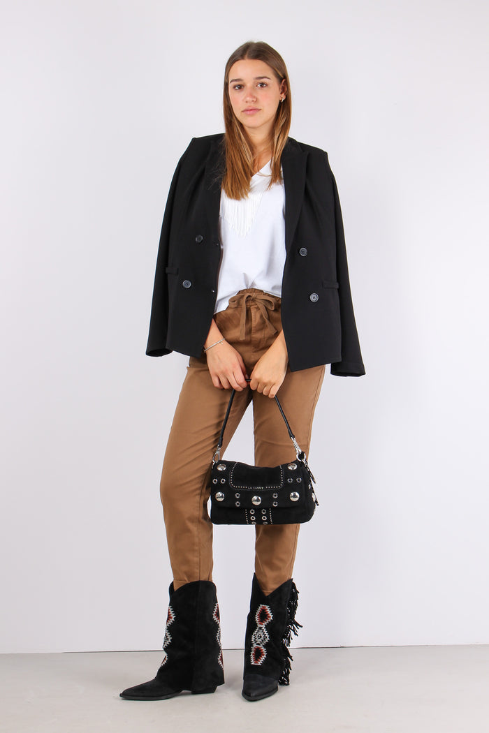 Pantalone Chino Coulisse Nocciola-5