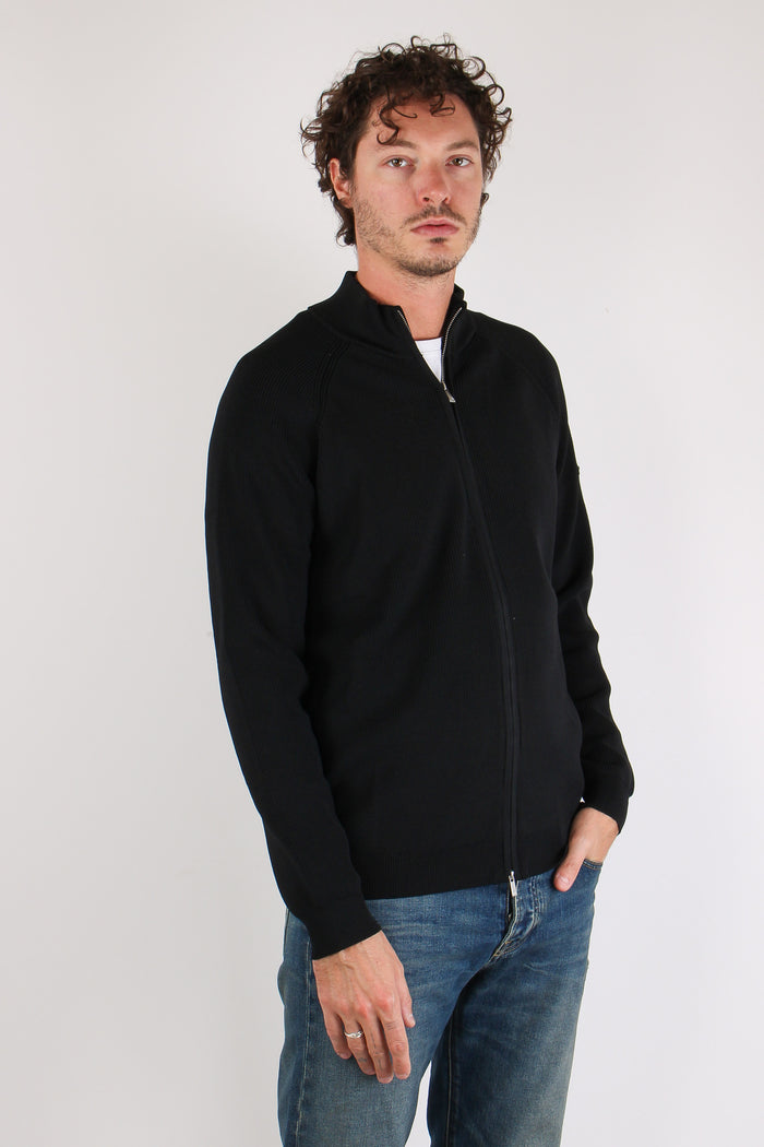 Full Zip Costa Inglese Black-6