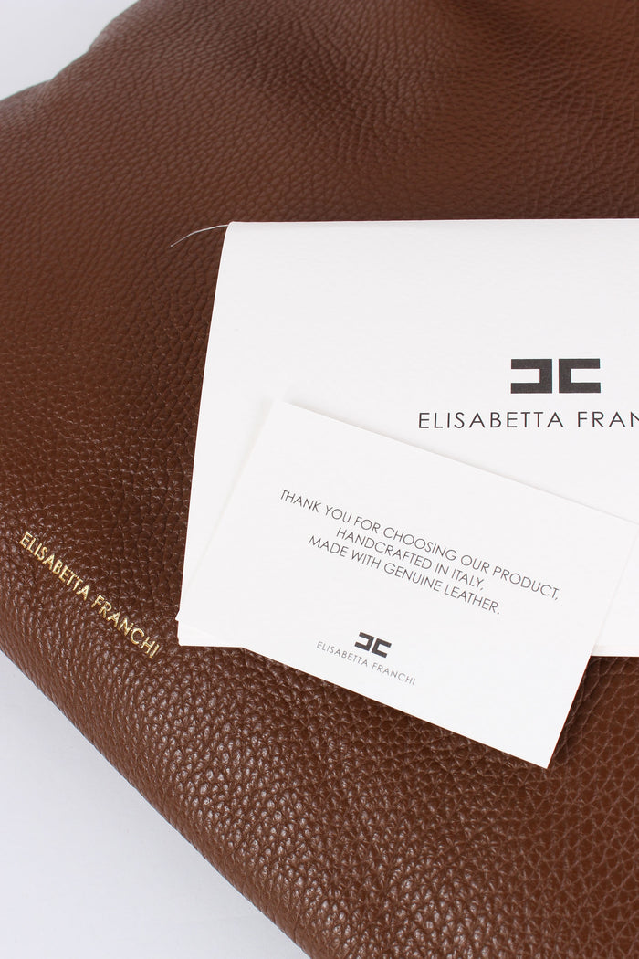 Borsa Pelle Piegata Coffee-7