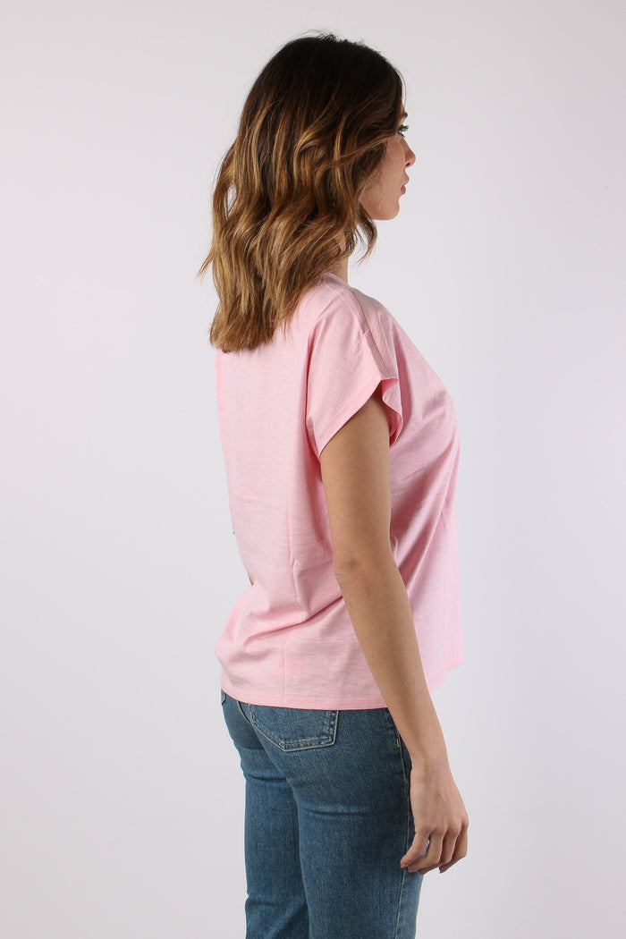 T-shirt Logo Strass Petalo-7