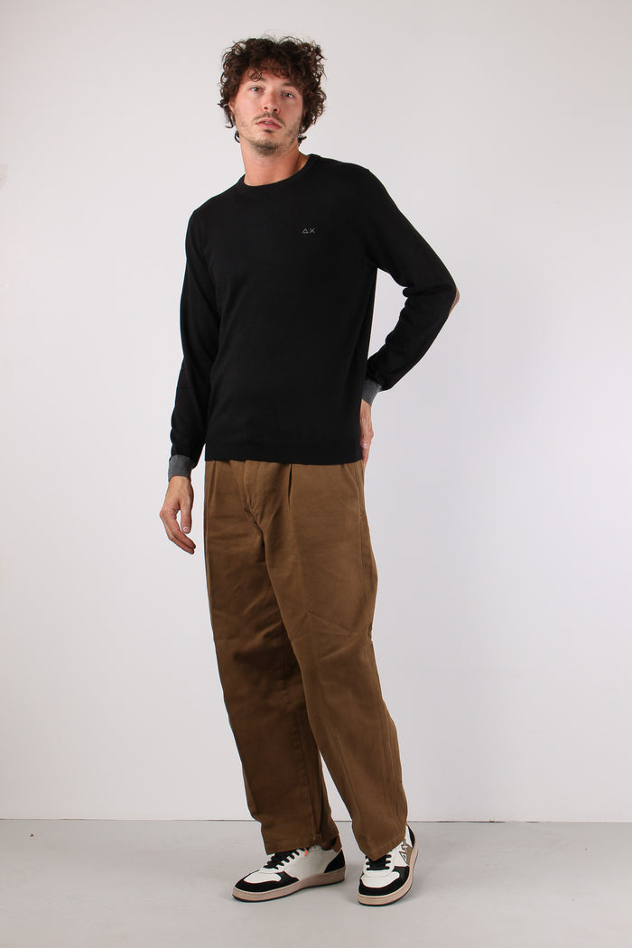 Maglia Profilo Toppa Nero-5