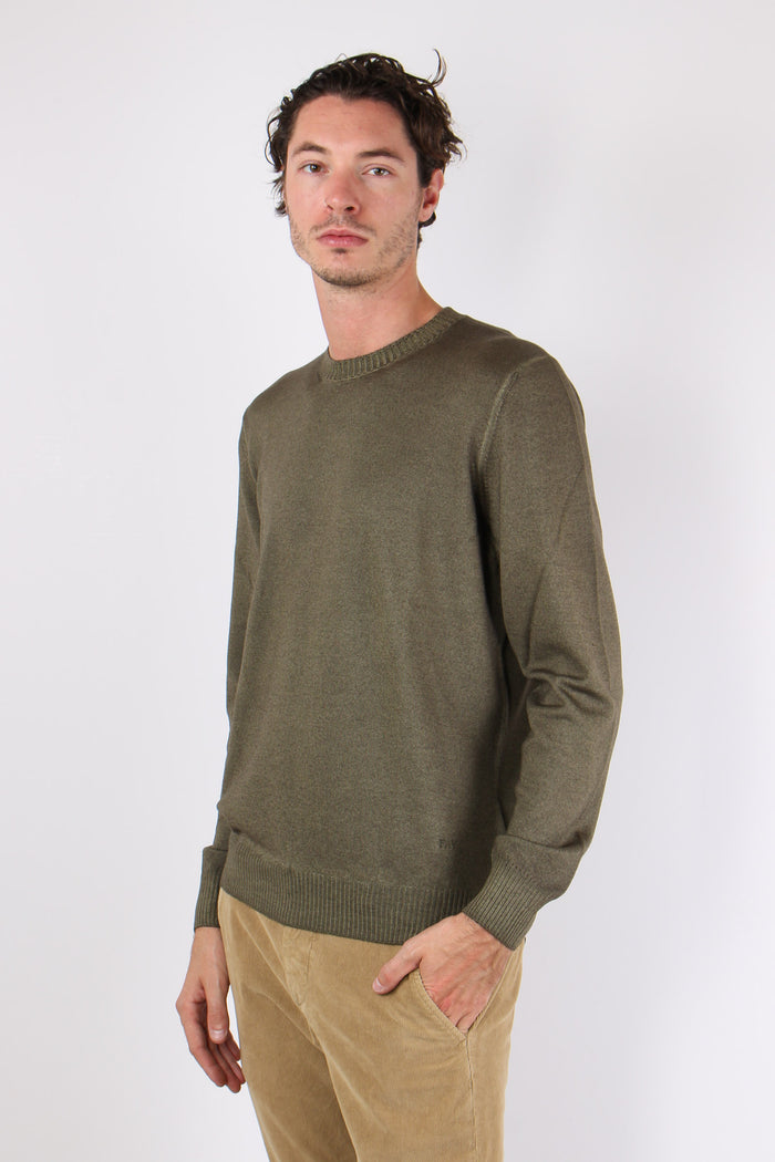 Maglia Lana Effetto Lavato Militare-2