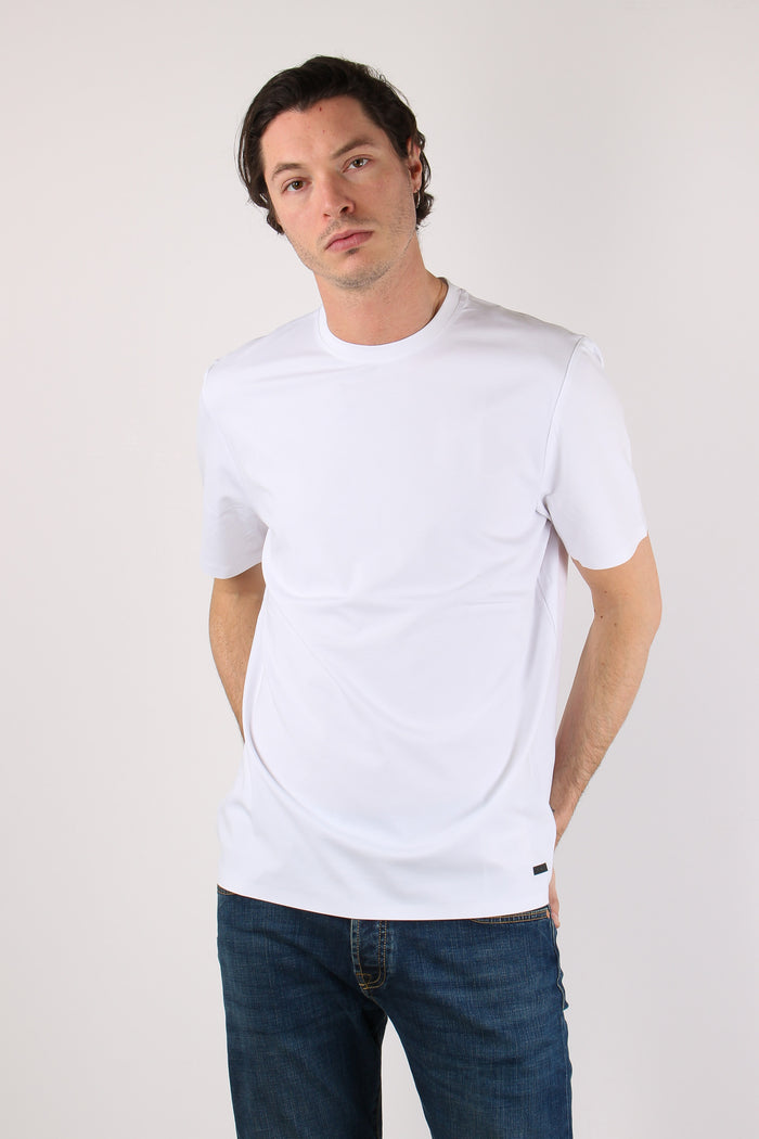 T-shirt Tessuto Tecnico White-3