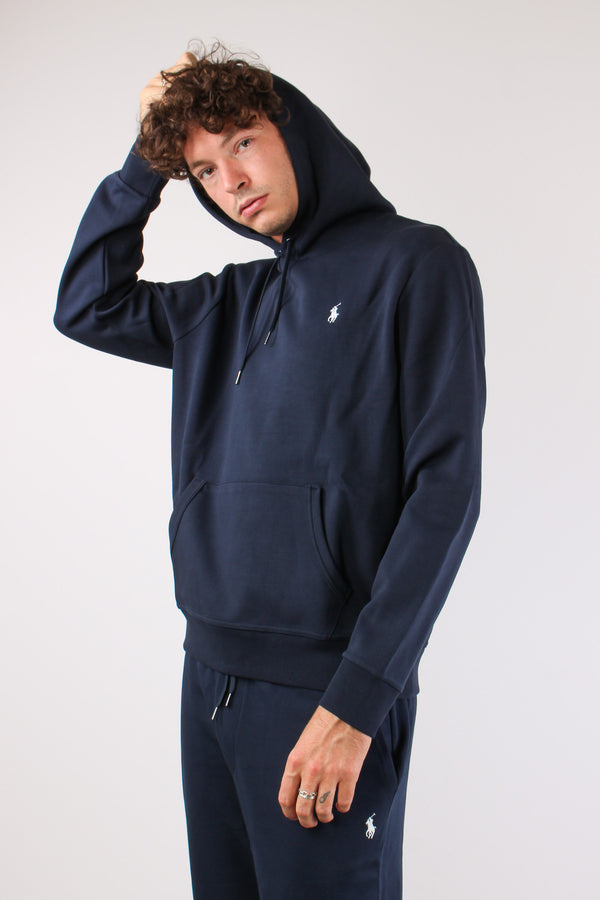 Felpa Cappuccio Tasca Aviator Navy-2