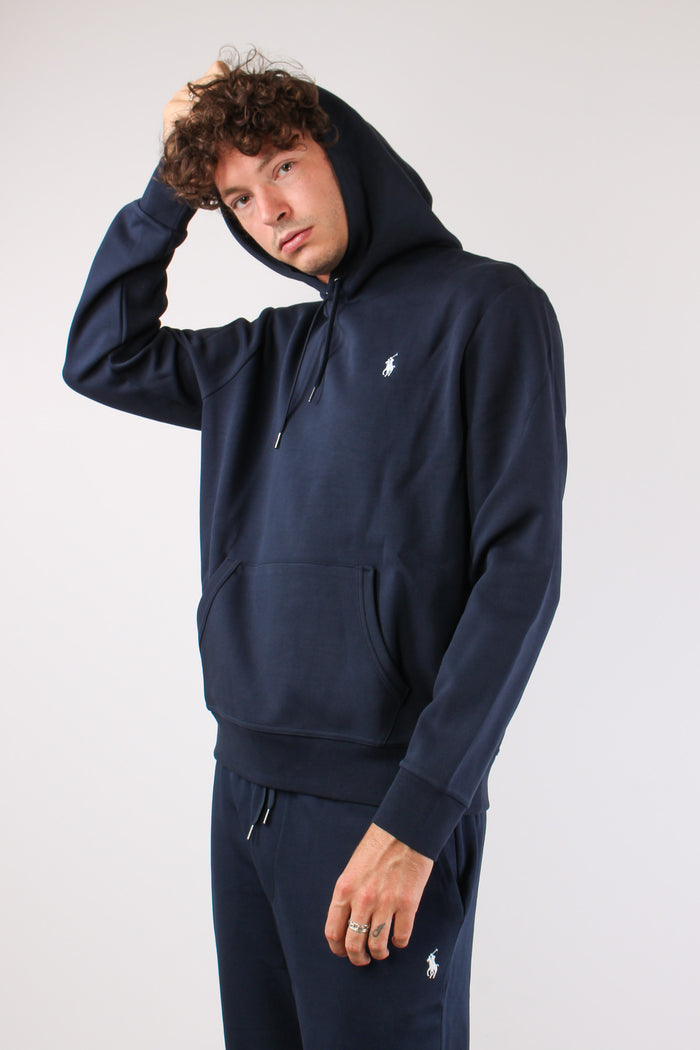 Felpa Cappuccio Tasca Aviator Navy-2