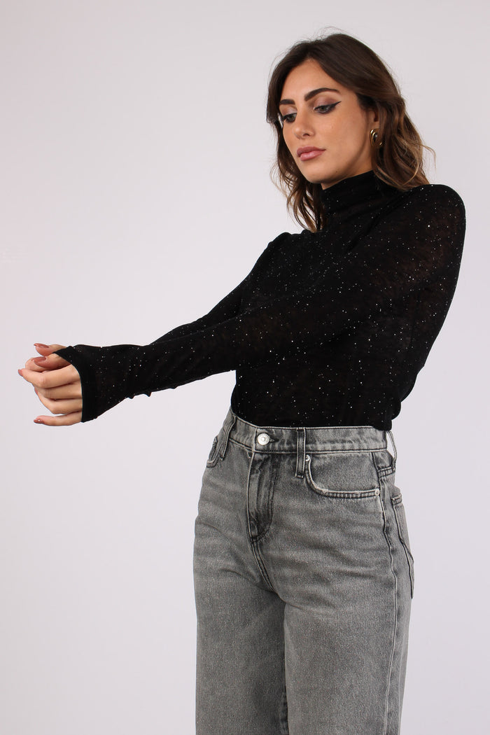 Pico Collo Alto Strass Nero Limousine-7