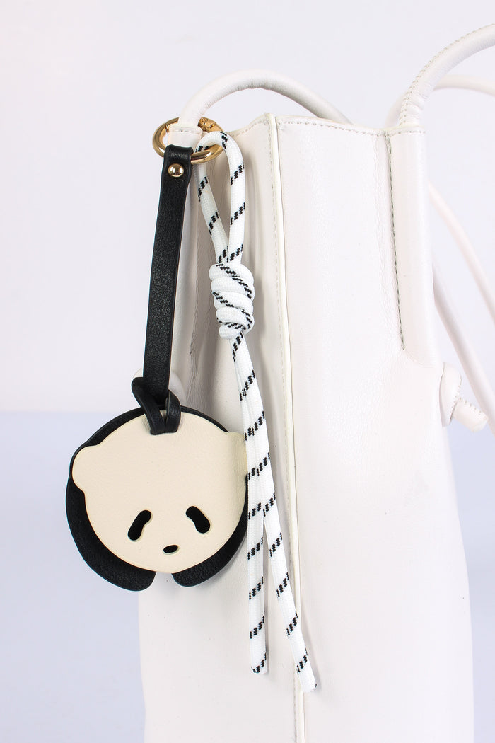 Tote Bag Manici Sottili Bianco Ottico-3
